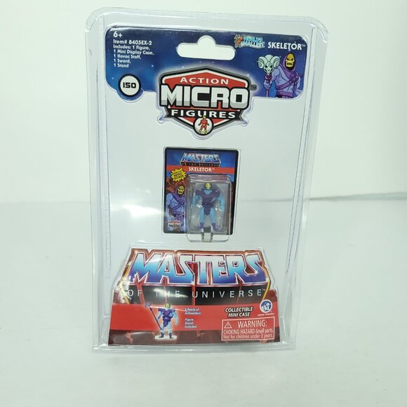 SKELETOR Masters of the Universe Micro Figure #150 Series 1 NEW Sealed - Picture 1 of 4